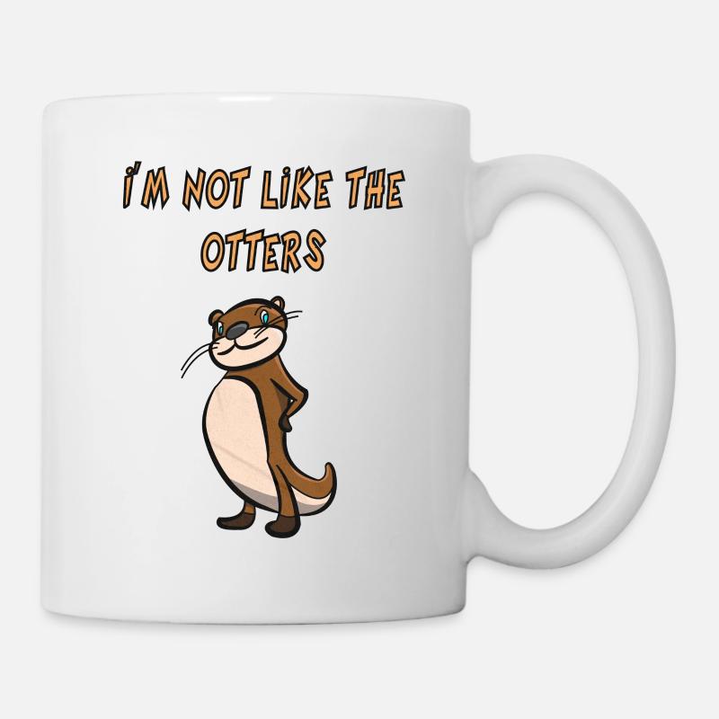 Otter - I'm not like the otters - Mug - white