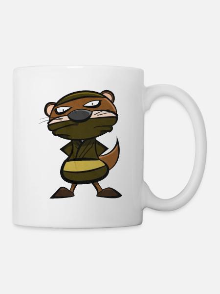 Otter Ninja - Mug - white