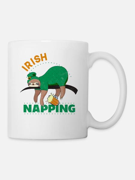 Irish Napping - Tasse - Weiß