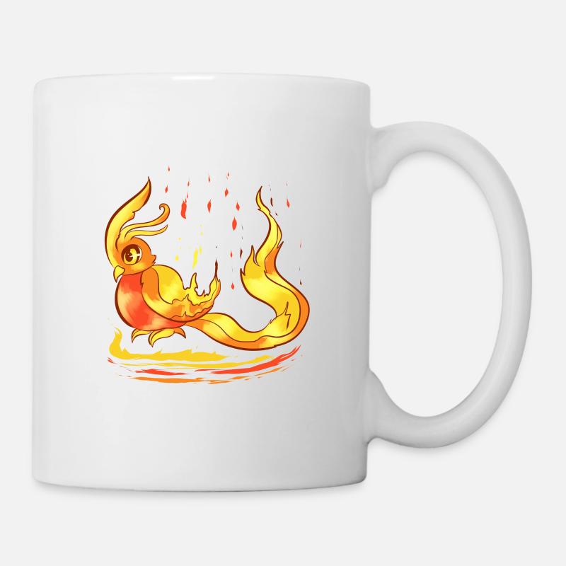 CURIOUS PHOENIX CHICK - Niedliches Phönix Küken - Tasse - Weiß