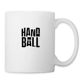 Handball handball handball joueur de handball - Mug blanc - blanc - Droite