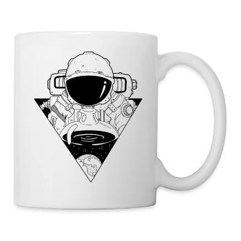 Astronaut - Tasse - Weiß - Rechts