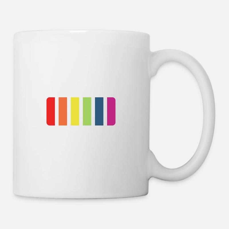 battery love wins - Tasse - Weiß