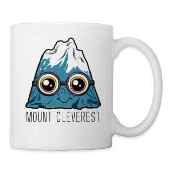Mount Cleverest Everest Clever Smart Intelligent - Mug - white - Right