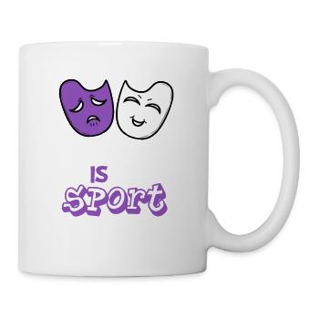 Theatre is my Sport Opera Theater Musical Scène - Mug blanc - blanc - Droite