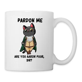 Aaron Purr Alexander Hamilton Parody - Mug blanc - blanc - Droite