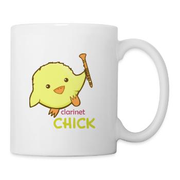 Mignon Chick Clarinets Kids Girl Cadeau - Mug blanc - blanc - Droite