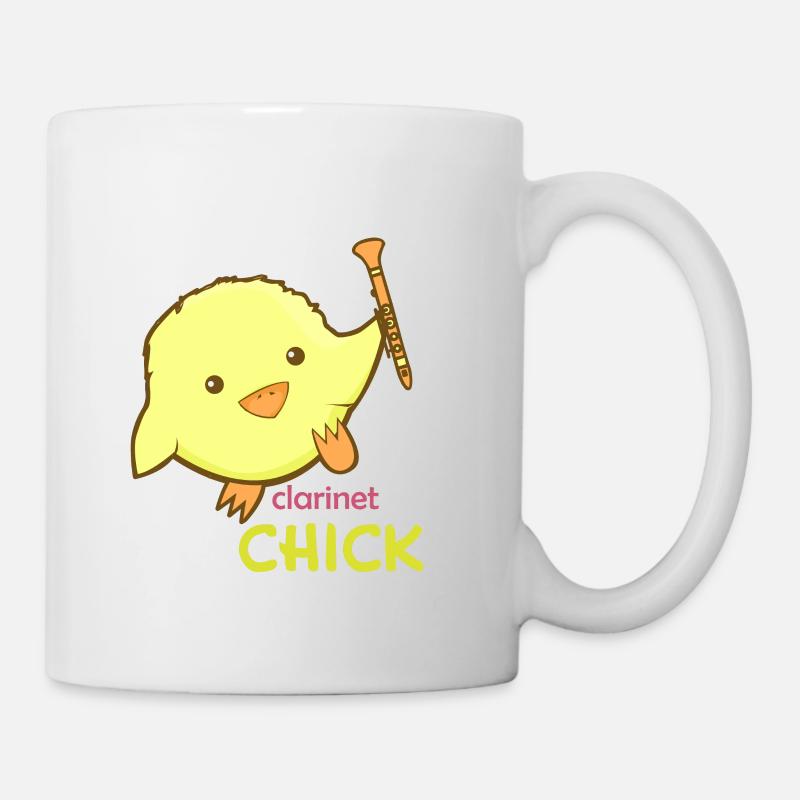 Süßes Küken Klarinetten Kinder Mädchen Geschenk - Tasse - Weiß