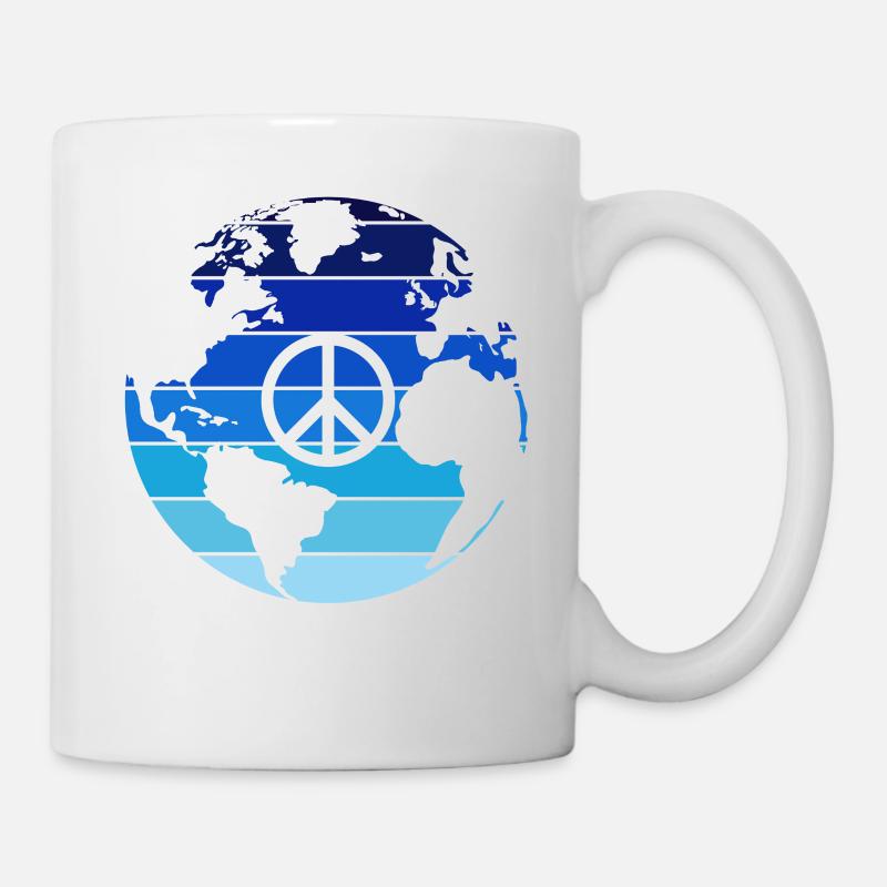 Peace - Tasse - Weiß