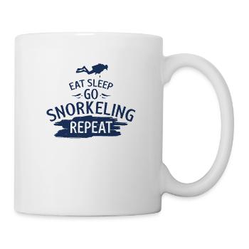 Dive Snorkeling Schnorcheln Schnorchel Schnorchler - Tasse - Weiß - Rechts