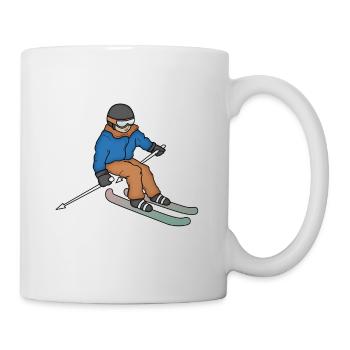 Ski Ski Holiday Ski Jumping - Mug - white - Right