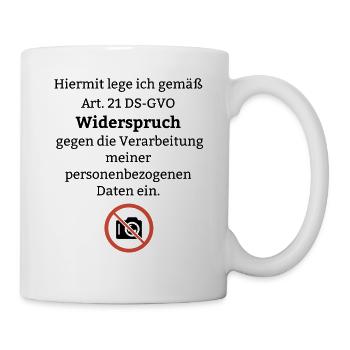 Privacy Policy Funny saying DSGVO Event Photo Jura - Mug - white - Right