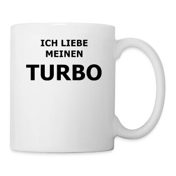 J’adore mon turbo - Mug blanc - blanc - Droite
