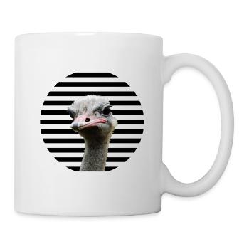 COOL SEIN BIRD FUNNY ANIMALS ZOO RAYÉ - Mug blanc - blanc - Droite