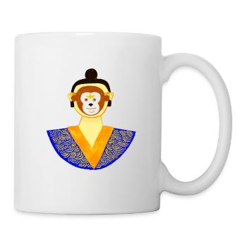 A man behind the monkey mask - Mug - white - Right