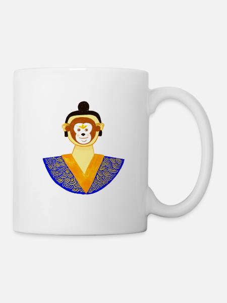A man behind the monkey mask - Mug - white