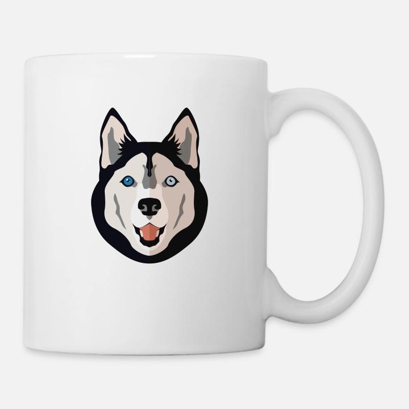 Husky - Tasse - Weiß