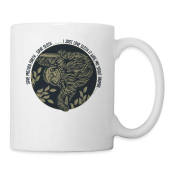 Sloth Animal Love Wildlife Sloth Gift - Mug - white - Right