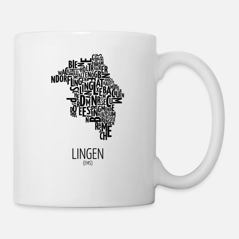 Lingen Ems Emsland Stadteile - Tasse - Weiß