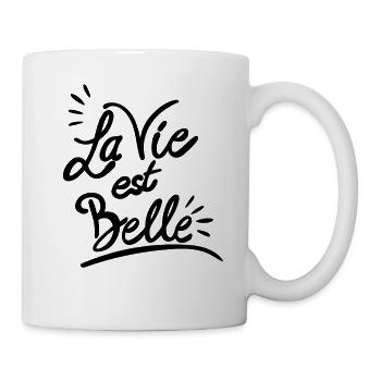 La vie est belle - Mug - white - Right