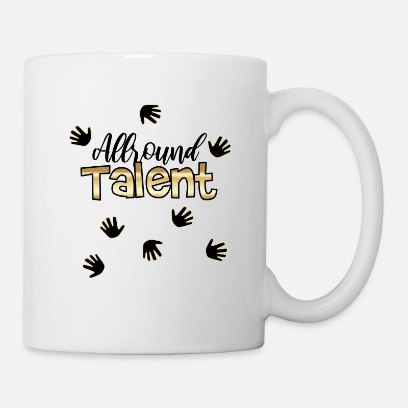 cooles Allroundtalent Allrounder Mutter Geschenk - Tasse - Weiß
