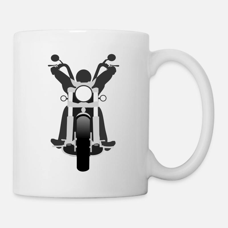 Chopper motorcycle gift - Mug blanc - blanc