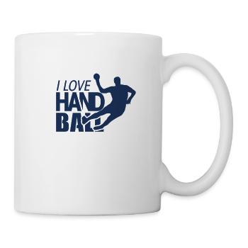 Équipe handball handball handball - Mug blanc - blanc - Droite