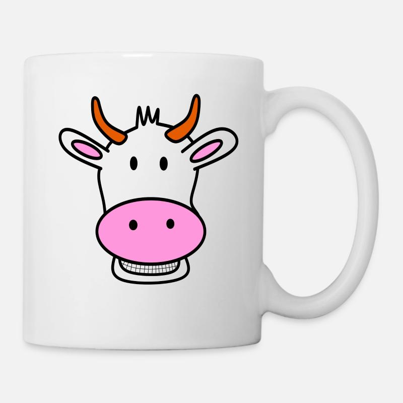 laughing cow - Mug - white