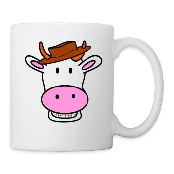 cow-boy - Mug blanc - blanc - Droite