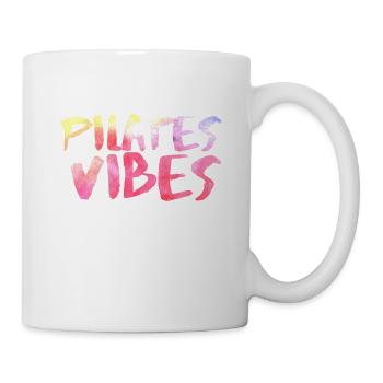 Pilates Methode Training Sport Meditation Geschenk - Tasse - Weiß - Rechts