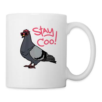Stay Cool - Tasse - Weiß - Rechts