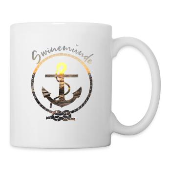SWINEMÜNDE | ANKER UND MEER - Tasse - Weiß - Rechts