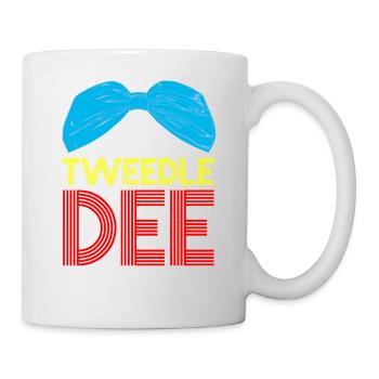 Tweedle Dee et Tweedle Dum Chemises partenaires - Mug blanc - blanc - Droite