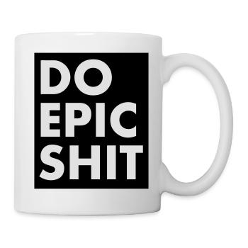 EO EPIC SHIT - Tasse - Weiß - Rechts