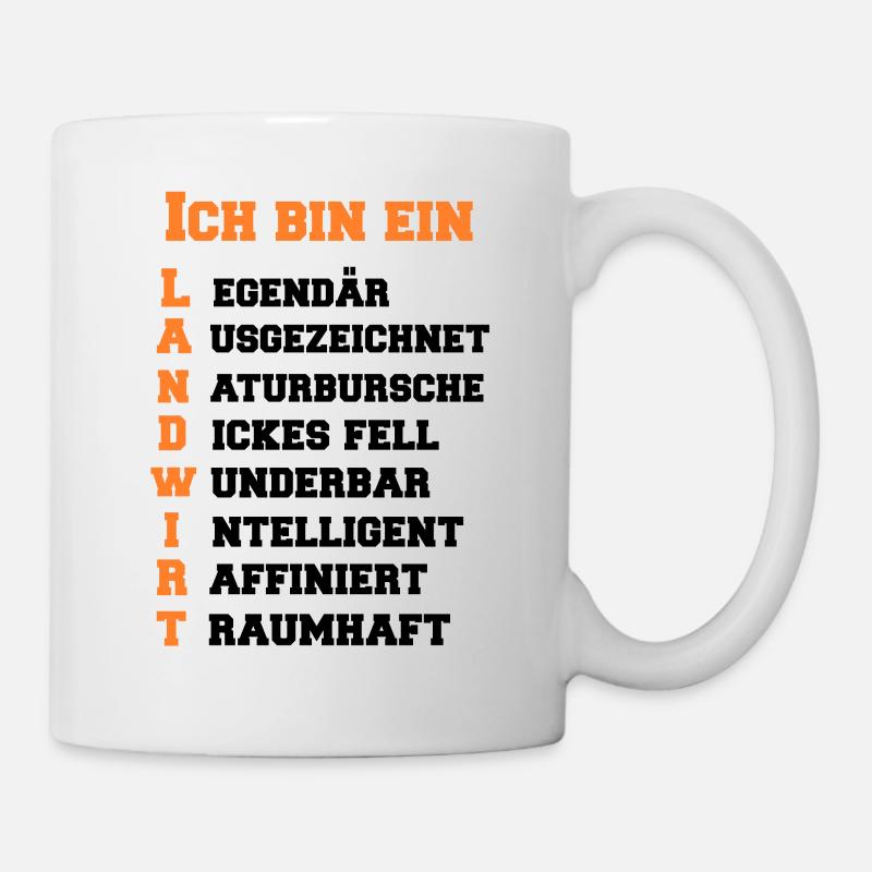 Agriculteur - Mug blanc - blanc