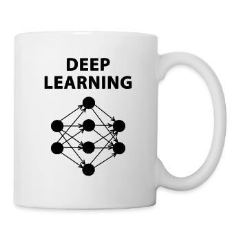 Science des réseaux neuronaux d’apprentissage profond - Mug blanc - blanc - Droite