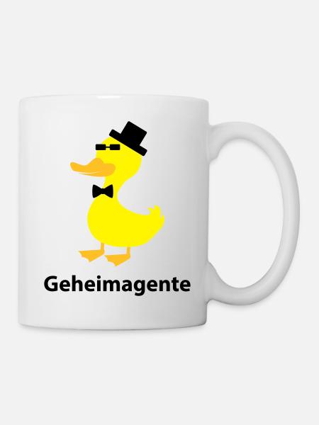 Geheimagente - Tasse - Weiß