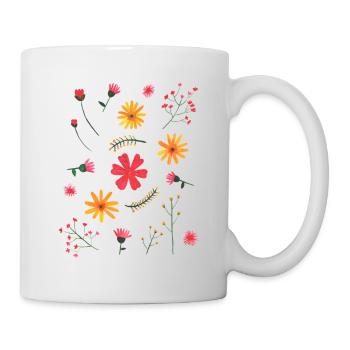 Flowers pattern - Mug - white - Right