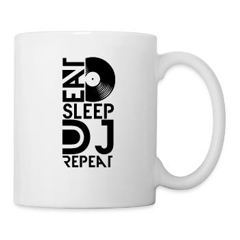 Disc Jockey - Tasse - Weiß - Rechts