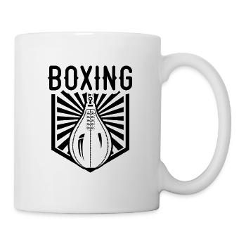 Boxen Boxring Boxing Boxkämpfer Boxer - Tasse - Weiß - Rechts