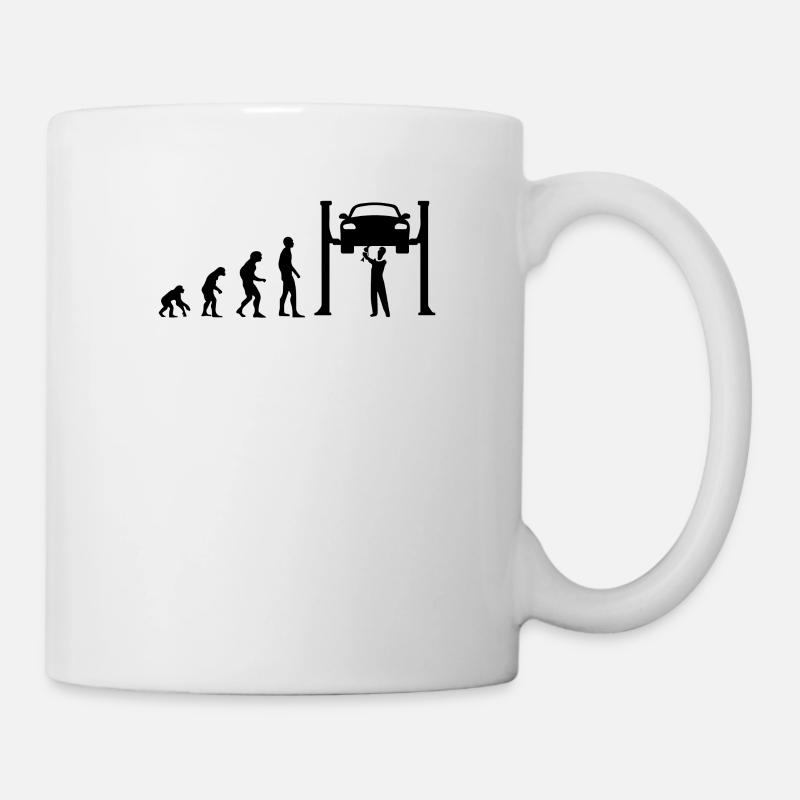 Mechaniker, Geschenk, lustiger Spruch - Tasse - Weiß