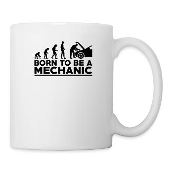 Mechaniker, Geschenk, lustiger Spruch - Tasse - Weiß - Rechts