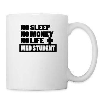 Medicine student, gift, funny saying - Mug - white - Right