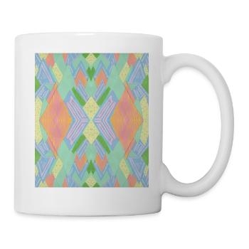 Colorful Mandalaa - Mug - white - Right