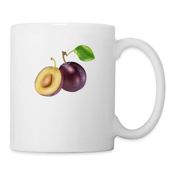 Plum Plums Picture Gift Idea - Mug - white - Right