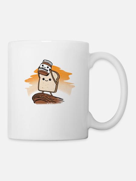 The Snack King Tostbrot Choco chocolat cadeau - Mug blanc - blanc