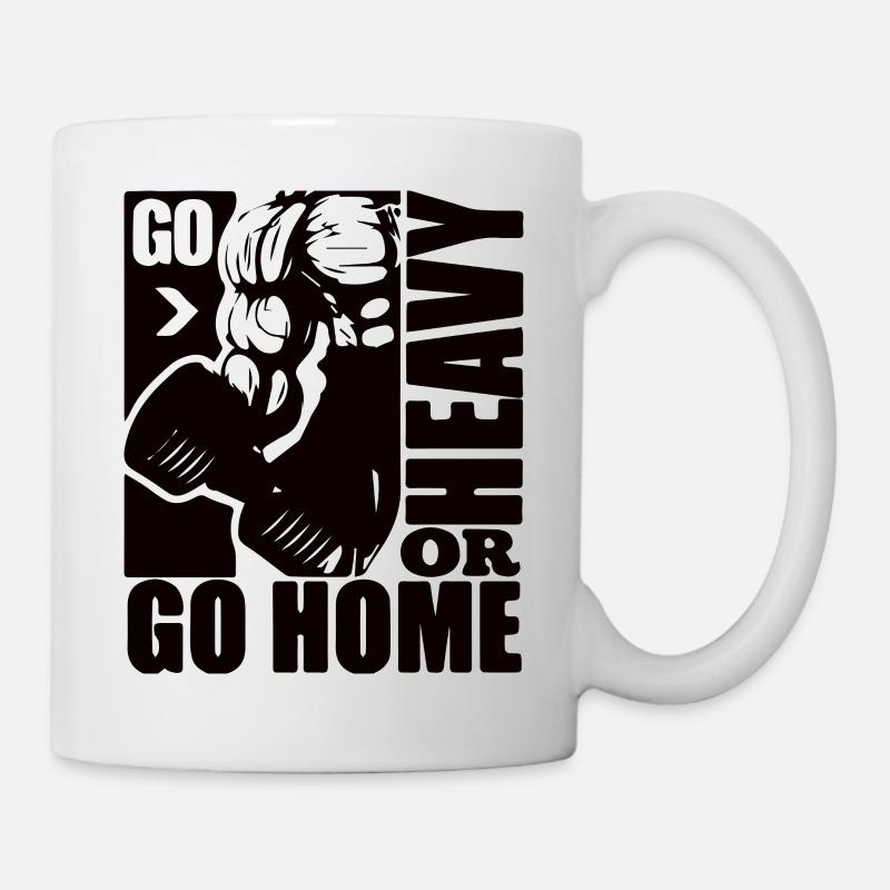 musculation - Mug blanc - blanc
