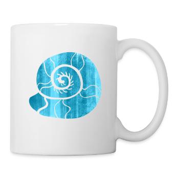 Shell Summer Sun Beach Gift Shirt - Mug - white - Right