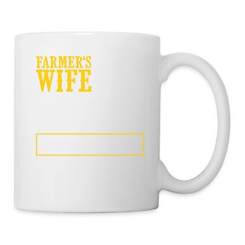 Cadeau agricole à la ferme · Femme - Mug blanc - blanc - Droite