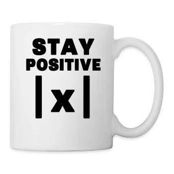 Mathe Spruch - Tasse - Weiß - Rechts